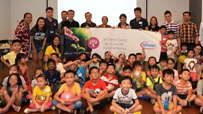 Children at an event