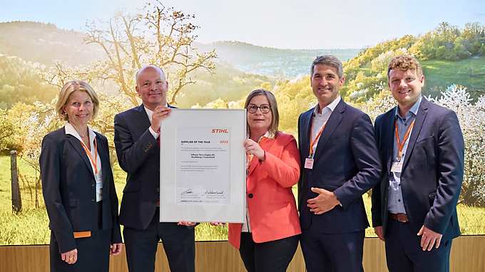 STIHL honors Infineon as Supplier