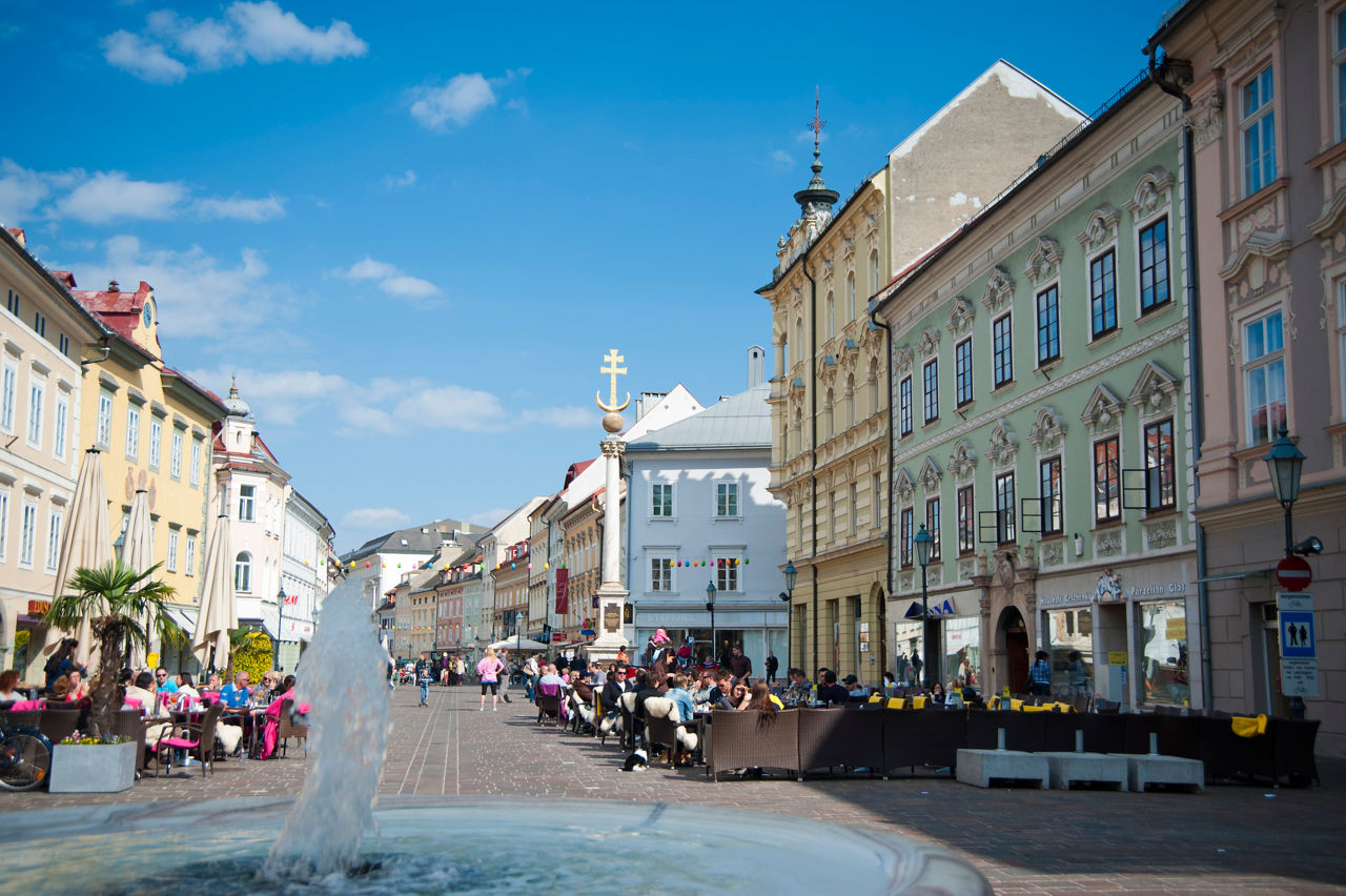 Klagenfurt city center