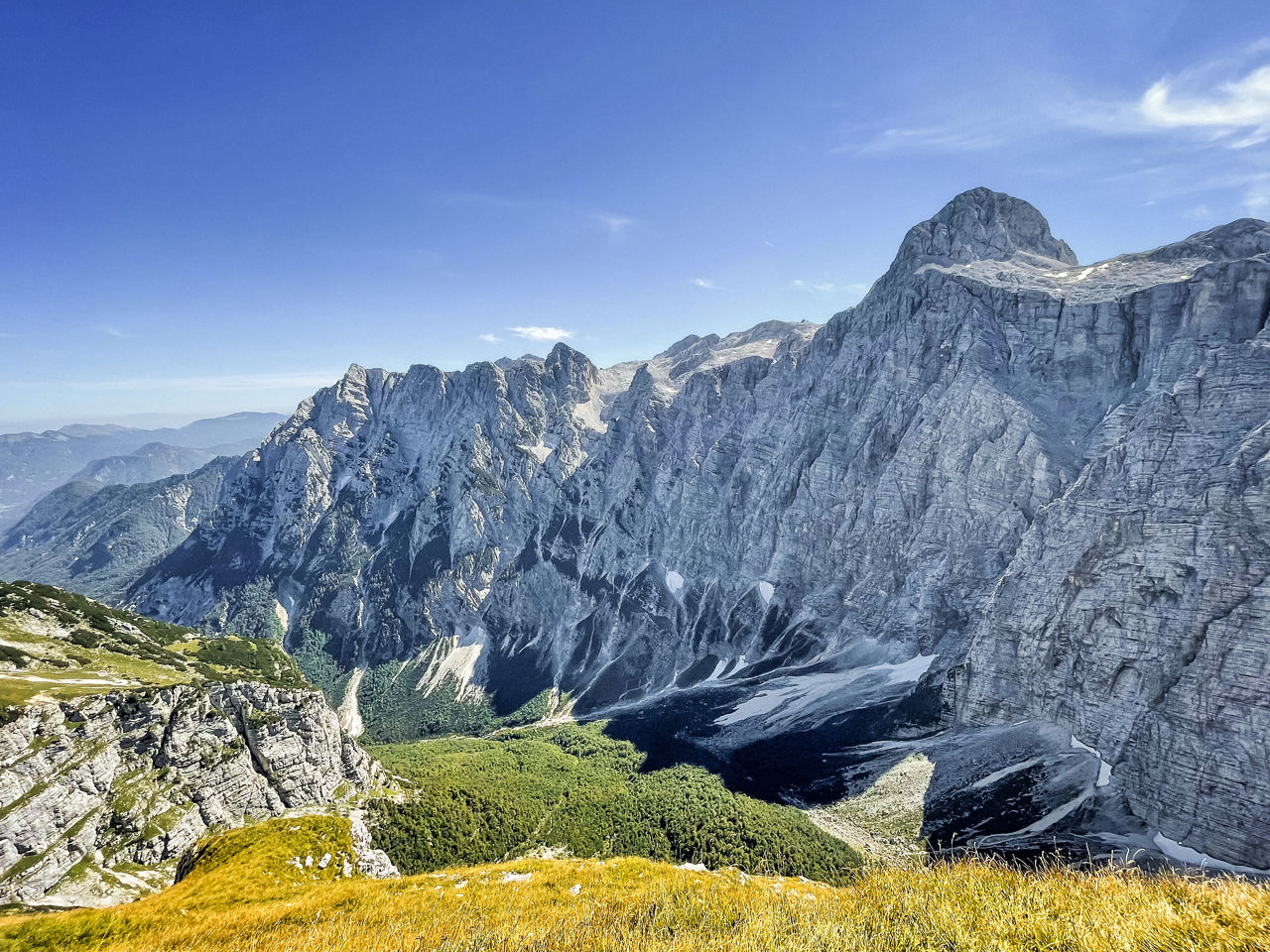 The Julian Alps, famous for their dramatic and rugged mountain peaks and pristine alpine lakes, offering perfect conditions for mountaineering, climbing and winter sports 