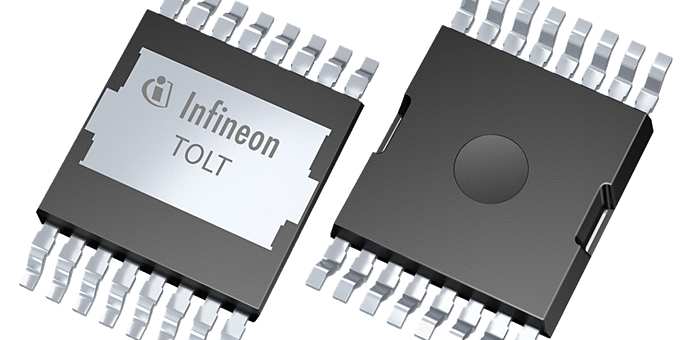 Infineon's power MOSFETs in TOLL, TOLG, and TOLT