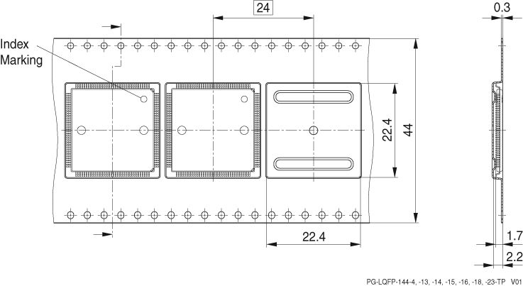 PG-LQFP-144-4, -13, -14, -15, -16, -18, -23-TP