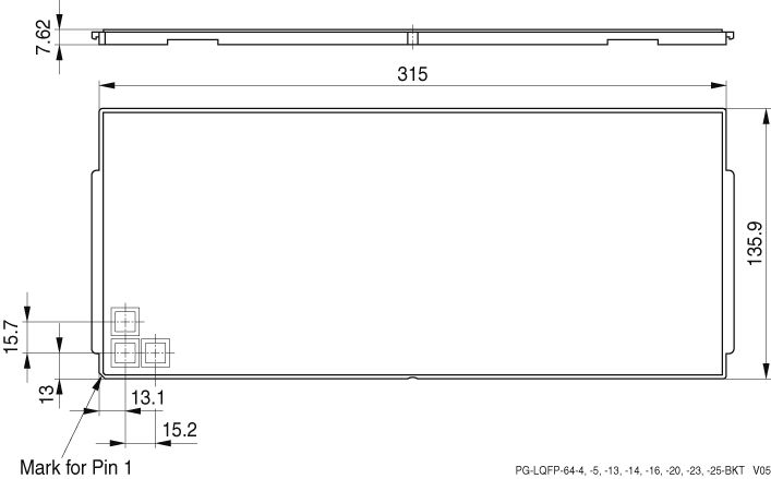PG-LQFP-64-4,-5,-13,-14,-16,-20,-23,-25-BKT