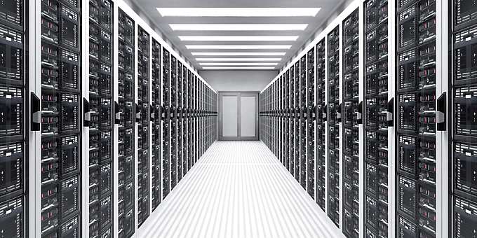 Servers in data center