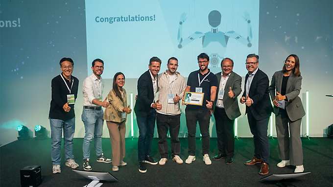 Photo 2: First Place Winner of the Infineon Startup Challenge 2026