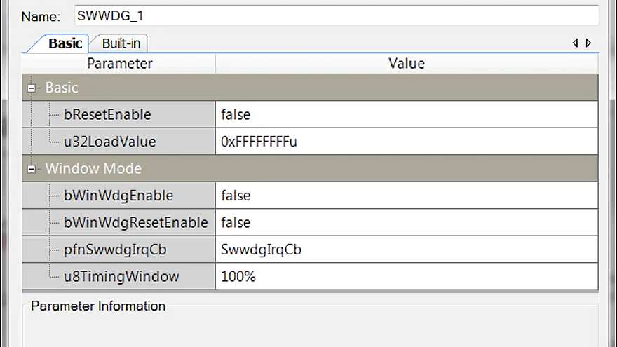 SWWDG-Component-Parameter-Editor