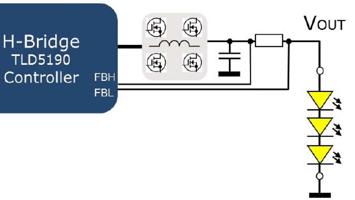 tld5190qv as led driver
