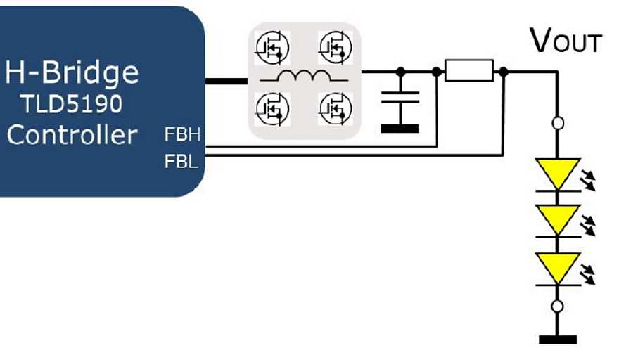 tld5190qv as led driver