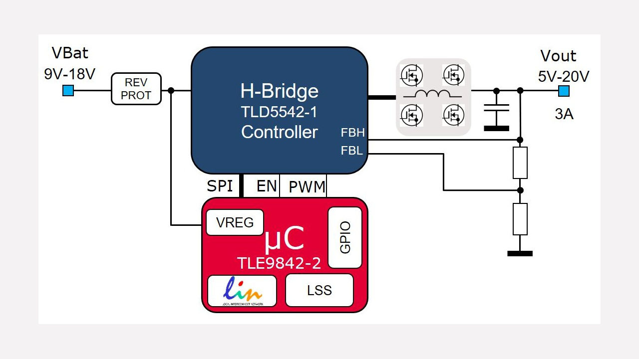 tld5542 1 buck boost 5 20v regulator