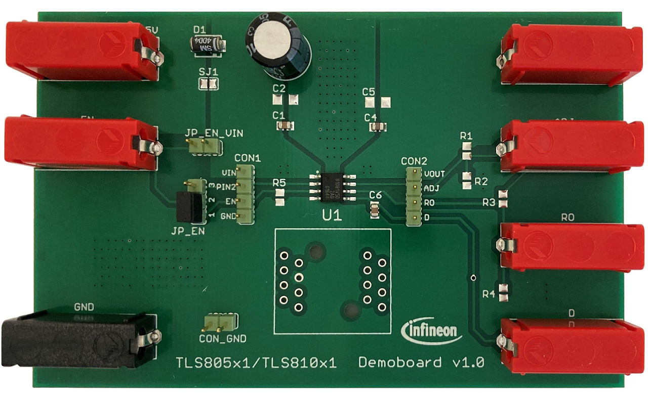 TLS805B1SJV BOARD