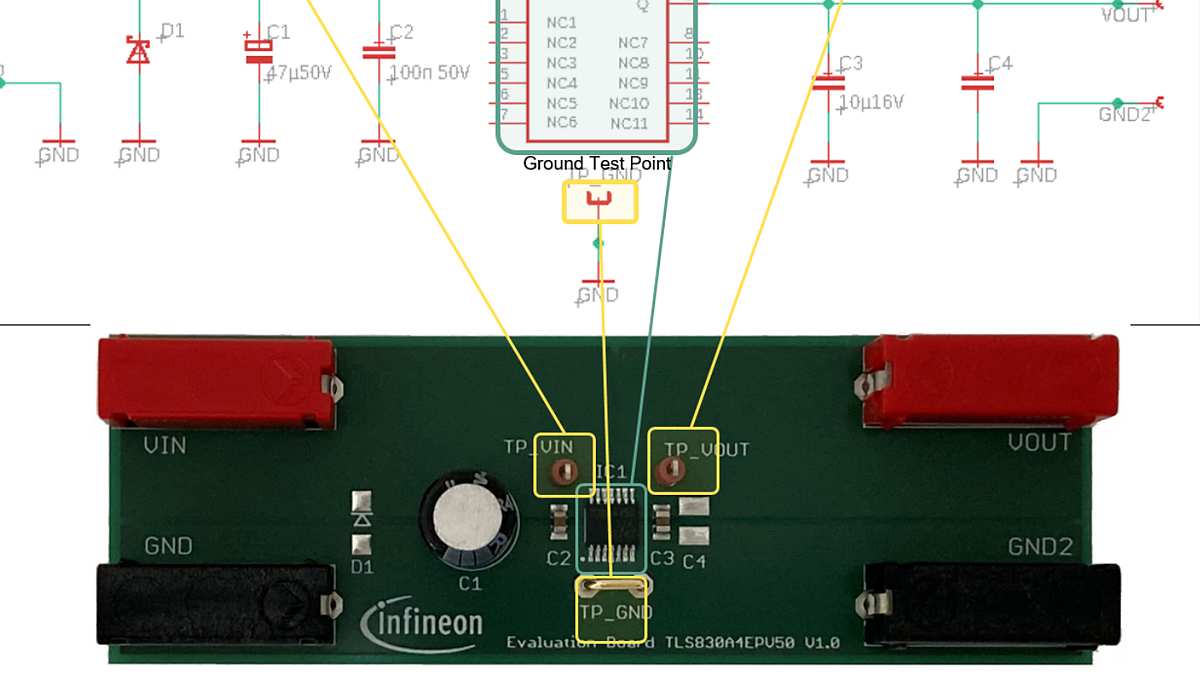 TLS830A4EPV50 BOARD