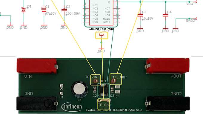 TLS830A4EPV50 BOARD