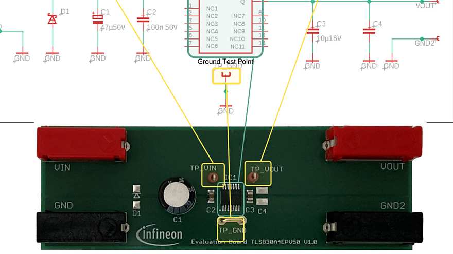 TLS830A4EPV50 BOARD