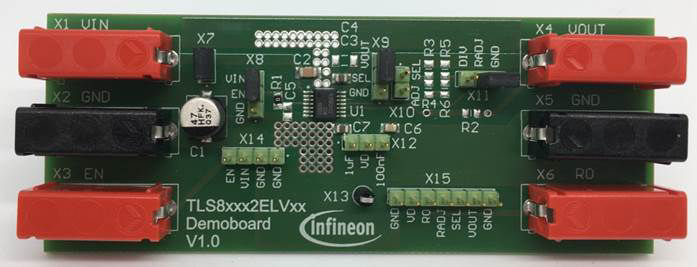 TLS835B2ELVSE BOARD