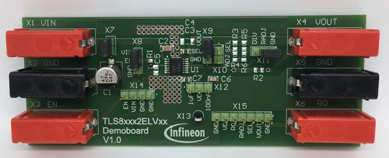 TLS835B2ELV BOARD
