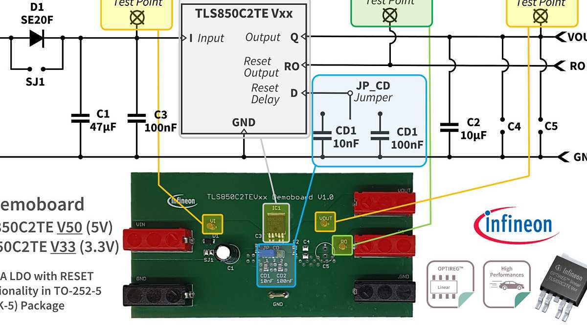 TLS850C2TE V33 BOARD