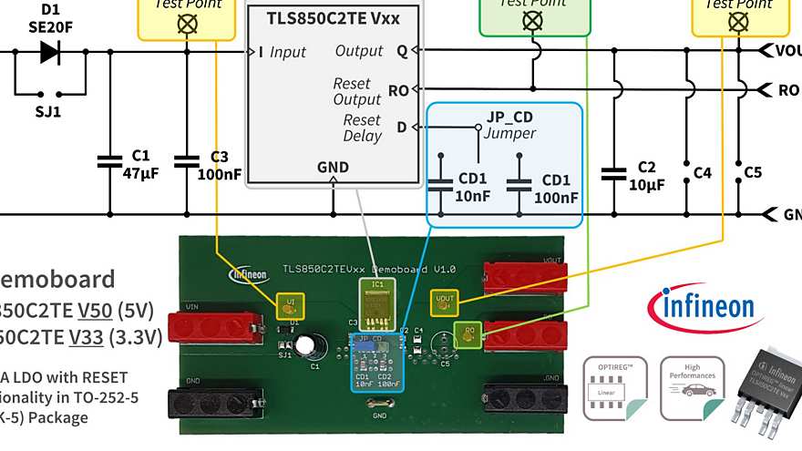 TLS850C2TE V33 BOARD