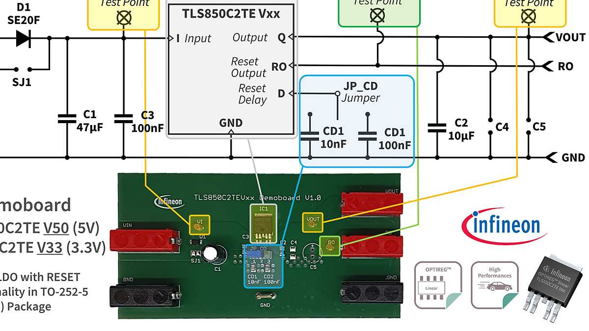 TLS850C2TE-Board-Diagram