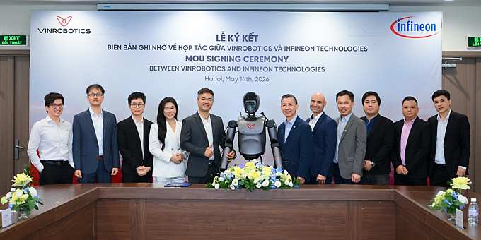 Infineon and VinRobotics sign MoU 