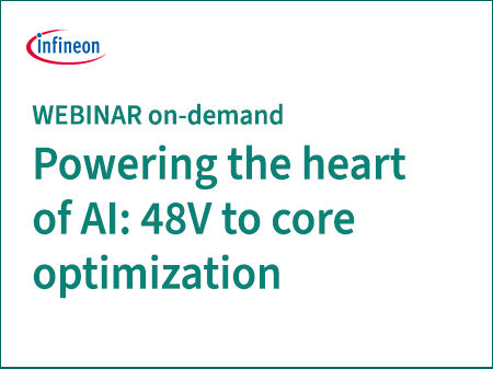 We Power AI Webinar Powering the heart of AI - 48 V to core optimization live registration button