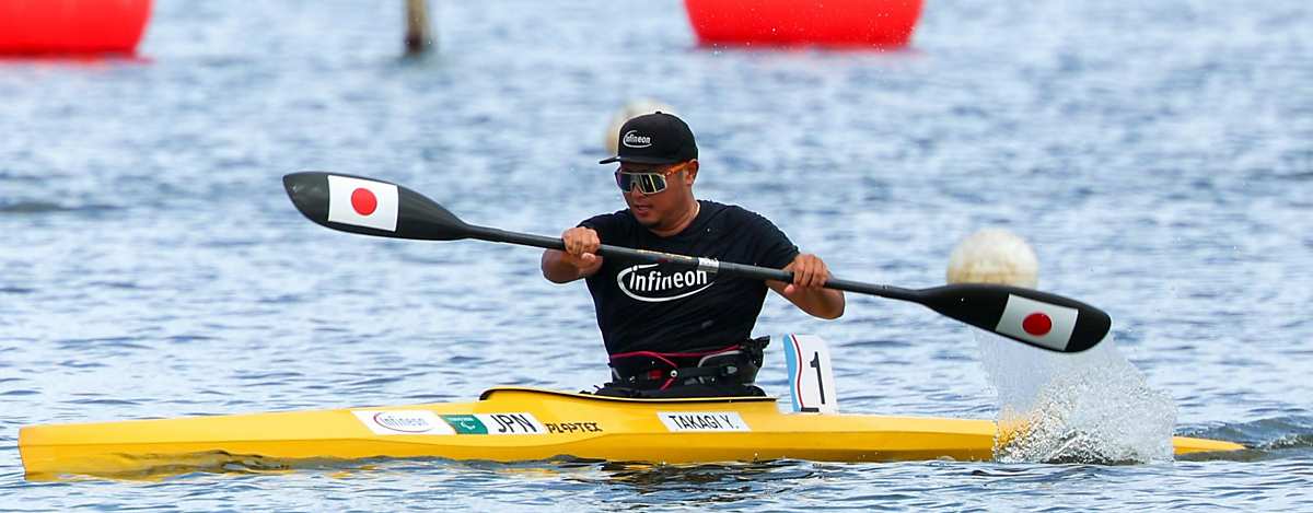 Yuta Takagi in canoe